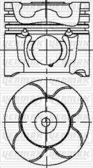 YENMAK 31-04498-061 PİSTON SEGMAN FOCUS/C-MAX/PARTNER 2/BERLİNGO/C4/C5/308 1.6 TDCİ/ HDİ 90-110 PS DV6 EURO 4 0.60 -0 .20 KISA ÇAP: 75MM