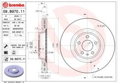 BREMBO 09B97011 ÖN FREN AYNASI A4-A5 1.8 TFSI-2.0 TDI-2.7 TDI-3.0 TFSI-3.2 FSI 07 > A6 2.0 TDI-2.8 FSI-3.0 TDI 10 > 986479747-DF6149S