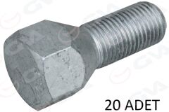 GVA 8820147 BİJON CİVATASI GEOMET-KISA ALFA ROMEO-FIAT LANCIA-TEMPRA-TIPO-UNO AA19-M12x1.25x22 PAKET ADET:20