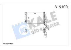 KALE 2081832AL KALORİFER RADYATÖRÜ PARTNER-BERLINGO 1.9D-2.0HDI 97-08 -P306-XSARA-XANTIA-ZX 1.6-1.8-2.0-1.4HDI-1.5D 97-05 BEHER TİPİ