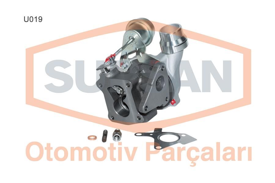 SUPSAN U019 TURBO ŞARJ RENAULT CLIO III 10> CLIO IV 12>21 FLUENCE 10> MEGANE II 05>10 MEGANE III 08>14 SYMBOL II 08> DUSTER 10> DOKKER 12> MICRA III K12 05>10 NOTE E11. NE11 10>12 1.5dCİ 80-86 PS