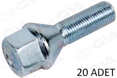 GVA 8820142 BİJON CİVATASI GALVANİZ M131 DKŞ TOFAŞ-DOĞAN-KARTAL-ŞAHIN AA19-M12x1.50 x31 PAKET ADET : 20