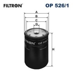 FILTRON OP526.1 YAĞ FİLTRESİ CADDY-GOLF-JETTA-PASSAT-POLO-BORA-T5-LT28-35-LT40-55-IBIZA-LEON-TOLEDO-OCTAVIA