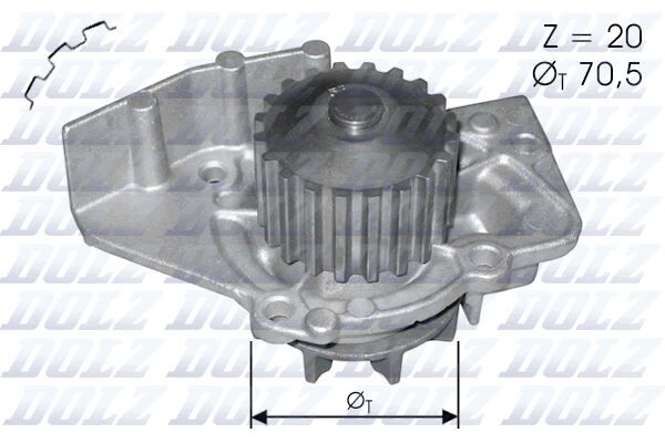 DOLZ C120 DEVİRDAİM PARTNER-BERLINGO-C5-307-EXPERT-BOXER-JUMPY-JUMPER-SCUDO-DUCATO 2.0HDI DW10