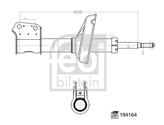 FEBI 194164 ÖN AMORTİSÖR SAG-SOL RENAULT KANGOO 97> GAZLI