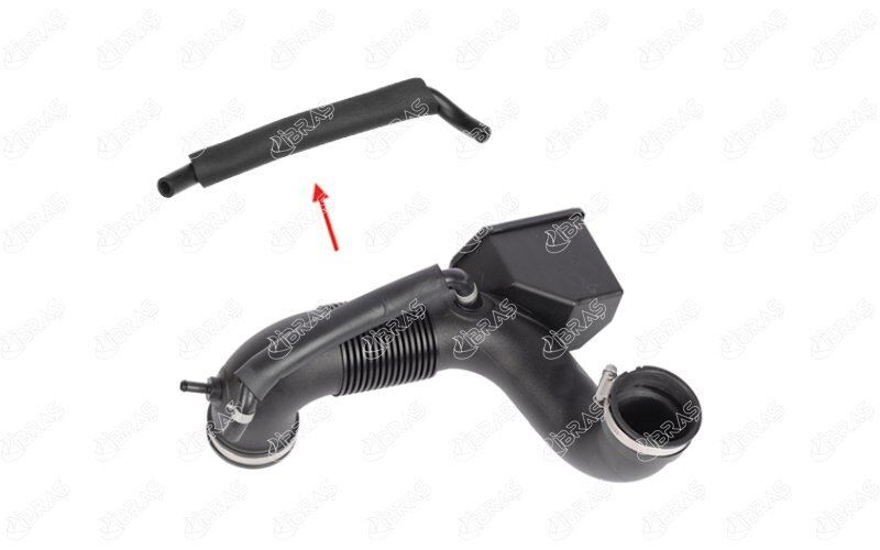 IBRAS 22734 MOTOR HAVALANDIRMA HORTUMUPLASTİK BORU HARİÇOK İLE GÖSTERİLEN HORTUM HYUNDAI TUCSON