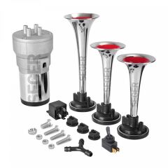 SEGER 82KH12.000.03B KORNA KOMPRESÖRLÜ ÜÇ PLASTİK BORULU 12V KROM RENKLİ