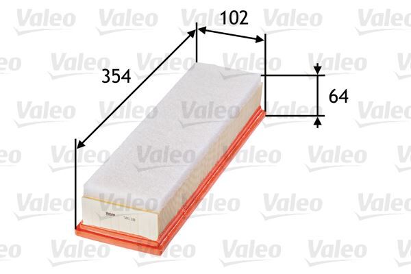 VALEO 585311 HAVA FİLTRESİ SÜNGERLİ PEUGEOT P206 98>12 P307 03>07 CITROEN C4 04- 1.4 16V TU3