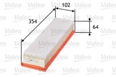 VALEO 585311 HAVA FİLTRESİ SÜNGERLİ PEUGEOT P206 98>12 P307 03>07 CITROEN C4 04- 1.4 16V TU3