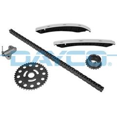 DAYCO KTC1125 EKSANTRIK ZINCIR SETI MERCEDES OM622 OM626 W447 W205 . RENAULT R9M 1.6 dCi TRAFIC MEGANE KADJAR NISSAN QASHQAI X-TRAIL OPEL VIVARO B KRANK DISLI YUKSEKLIGI: 38mm