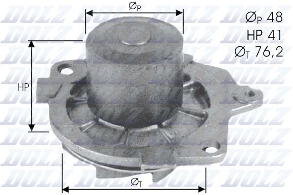 DOLZ S314 DEVİRDAİM DOBLO-BRAVA-MAREA-STILO 1.9JTD-ASTRA H-VECTRA C 1.9CDTI PA672