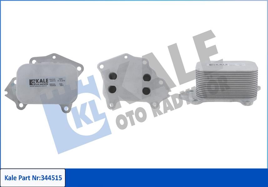 KALE 344515 YAĞ SOĞUTUCU PETEK FORD-PEUGEOT-CİTROEN FOCUS-COURIER-FIESTA-206 208 301 308 307 2008 3008 PARTNER C 3 C4 BERLINGO 02> 1.5-1.6 TDCİ
