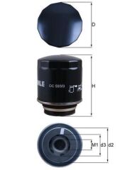 MAHLE OC593.3 YAĞ FİLTRESİ GOLF VI-JETTA IV-POLO-TOURAN-PASSAT-TIGUAN-BEETLE-A3-IBIZA-FABIA-OCTAVIA 1.4 TSİ