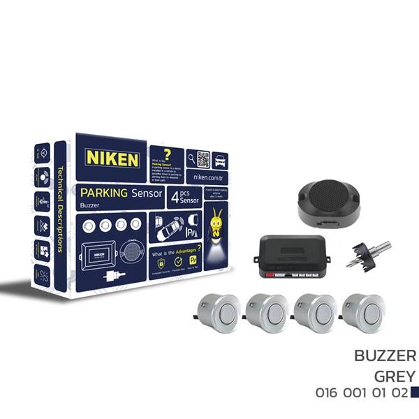 NIKEN 0160010102 PARK SENSÖRÜ SES İKAZLI GRİ 22MM
