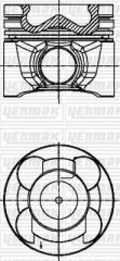 YENMAK 36-04581-050 PİSTON SEGMAN 050 NISSAN NAVARA 2.5L YD25DDTI D40 08-> 47.40 mm yanma odası çapı çap 89.50 mm / ölçü 2.0 x 2.0 x 3.0 Adet fiyatıdır