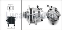 ALTERNATÖR KOMPLE MITSUBISHI L300 2.5L 4D56 8v P15 92-03 12V 65A ÇİFT KASNAK - VAKUMLU