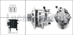LUCAS LEA0211 ALTERNATÖR KOMPLE MITSUBISHI L300 2.5L 4D56 8v P15 92-03 12V 65A ÇİFT KASNAK - VAKUMLU