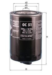 MAHLE OC51OF YAĞ FİLTRESİ CADDY 95-04 - GOLF 83-99 - JETTA 80-91 - PASSAT 80-96 - POLO 86-99 - LT35 82-96