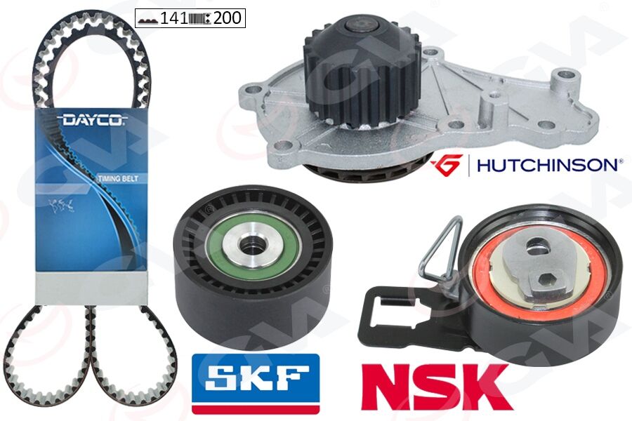 GVA 59WPK4332 DEVİRDAİMLİ EKSANTRİK GERGİ KİTİ 141 DİŞ P207-P208-P301-P308-P508-P2008-P3008-P5008 08> PARTNER-BE RLINGO-RIFTER-JUMPY-C5-C4-DS4-C3-DS3-DS5-C-ELYSEE 1.6 HDI DV6C DV6DTED- FOCUS III 1.6 TDCİ 11>COURİE