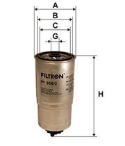 FILTRON FILT PP 968/2 DUCATO 2.3JTD/KIA: SORENTO 03>08 ''2.5 CRDI/HYUNDAI-STAREX-H1 YAKIT FILTRESI