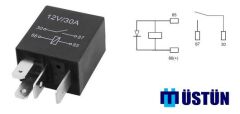 USTUN RL340 MİKRO ROLE 12V 4P 40 AMPER