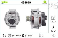 VALEO 439619 ALTERNATOR 14V 180A MERCEDES W639 B906