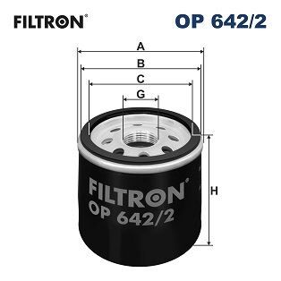 FILTRON OP2012 YAĞ FİLTRESİ RENAULT CLIO I-II-III 92> KANGOO 96> EXPRESS 96> TWINGO 96> MODUS 04> SANDERO 08> 1.2 - 1.2 16V