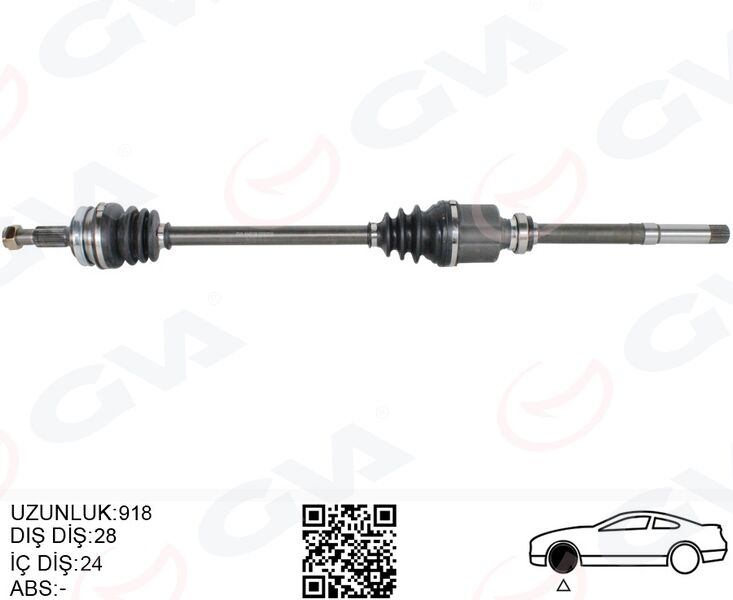 GVA 4445126 KOMPLE AKS SAĞ P308 14>21 1.2 VTI-1.6 BlueHDI RIFTER 1.5-1.6 HDI-BlueHDI ASTRA L 21>1.2 EB2 COMBO E 18> 1.2 EB2-1.5D BERLINGO 18> 1.5-1.6 BlueHDI MEKANİK VİTES