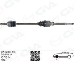 GVA 4445126 KOMPLE AKS SAĞ P308 14>21 1.2 VTI-1.6 BlueHDI RIFTER 1.5-1.6 HDI-BlueHDI ASTRA L 21>1.2 EB2 COMBO E 18> 1.2 EB2-1.5D BERLINGO 18> 1.5-1.6 BlueHDI MEKANİK VİTES