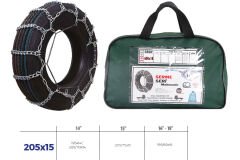 KNK3 205X15 PATİNAJ ZİNCİRİ MİNİBÜS VE KAMYONET SERME 14-15-16 JANT 205x15 ZİNCİR EBATLARI İÇİN RESİME BAKINIZ