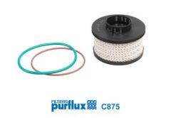 PURFLUX C875 YAKIT FİLTRESİ ASTRA L 21>COMBO E-CORSA F 19>GRANDLAND 17>ZAFIRA 19>VIVARO C 19>JUMPY III C4 18> C5 18>PARTNER-BERLINGO 18>EXPERT 16>508-5008-301-308-3008-208 DS4 21>DS7 FIAT DOBLO 23> 1.5BLUE HDI