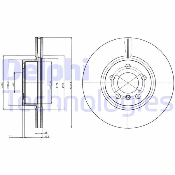 DELPHI BG9108 FREN DISKI ON BMW F25 F26