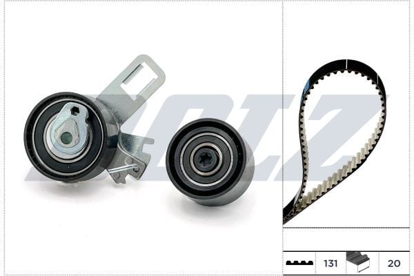 DOLZ SKD236 EKSANTRİK GERGİ KİTİ OPEL ASTRA L 21> CORSA F 19> PEUGEOT P2008-P3008 II-P301- P308 II-P5008-P508-EX PERT-PARTNER CITROEN BERLINGO-C3 III-C4-C-ELYSEE-JUMPY III 1.5 TDCI-BlueHDI Euro6 / FOCUS IV 17> C