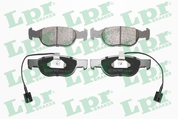 LPR 05P424 ARKA FREN BALATASI FIAT TEMPRA 90>TİPO 87> UNO 89> MAREA 96> CROMA 87> BRAVO 96> ALFA ROMEO 145-146 -155-156-164