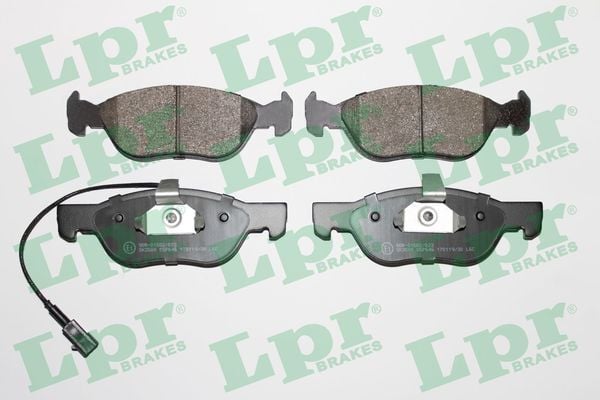 LPR 05P646 ÖN FREN BALATASI FIAT BRAVA-BRAVO 95>02 MAREA 96>02 PUNTO 00> FİŞLİ