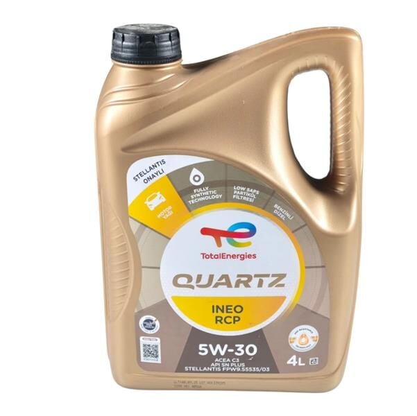 TOTAL 235459 MOTOR YAĞI TOTAL QUARTZ INEO RCP 5W30 3B 4 LİTRE 236137 STELLANTIS ONAYLI