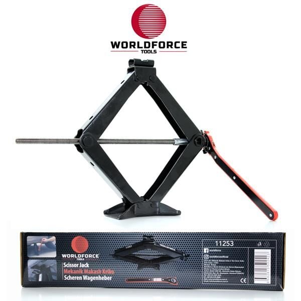 WORLDFORCE 11253 MEKANİK MAKASLI KRİKO 2 TON CIRCIR KOLLU GARAJ EKİPMANLARI HIRDAVAT